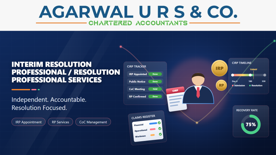 Interim Resolution Professional / Resolution Professional Services