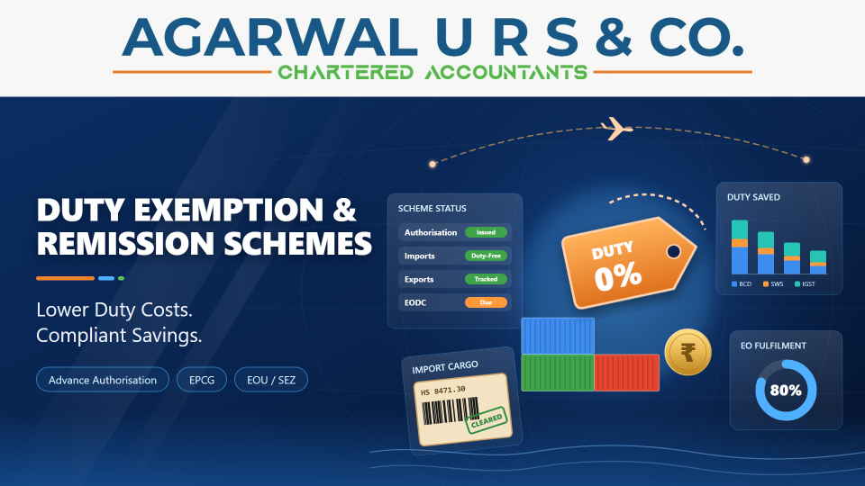 Duty Exemption & Remission Schemes